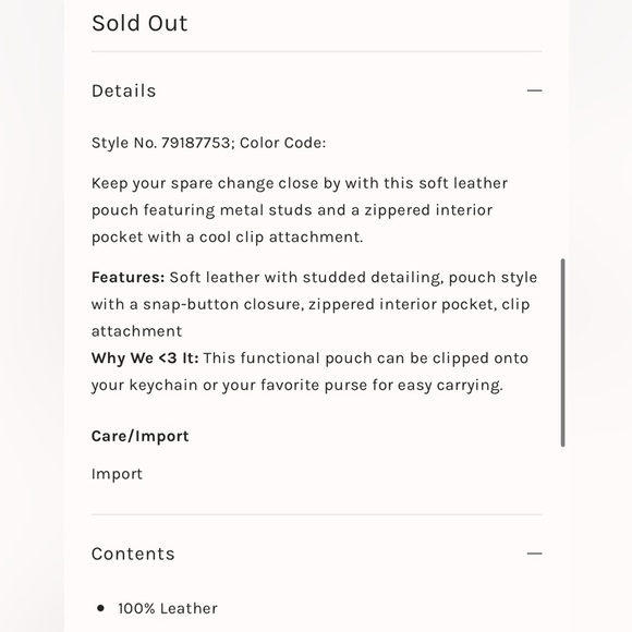 Free People Studded Clip On Wallet Blue Suede New - Picture 6 of 16